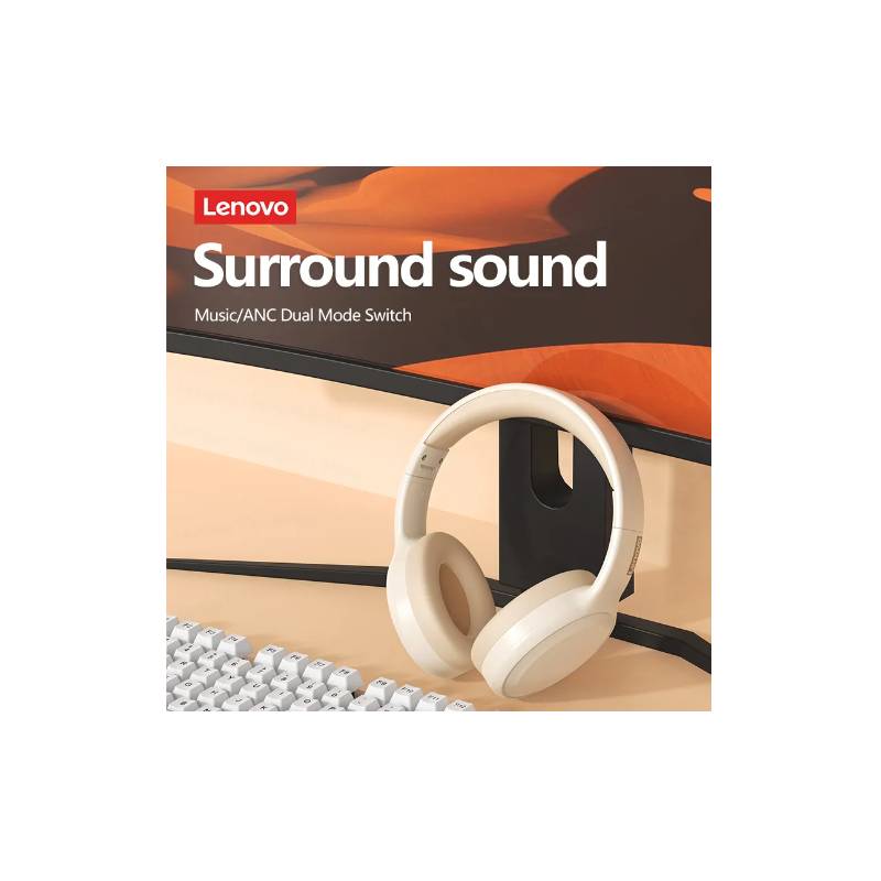Audífonos Bluetooth Lenovo Th30 Blanco – imagen 2