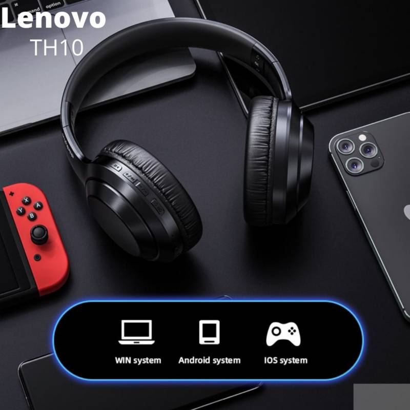 Audífonos Bluetooth Lenovo Th10 Negro – imagen 3