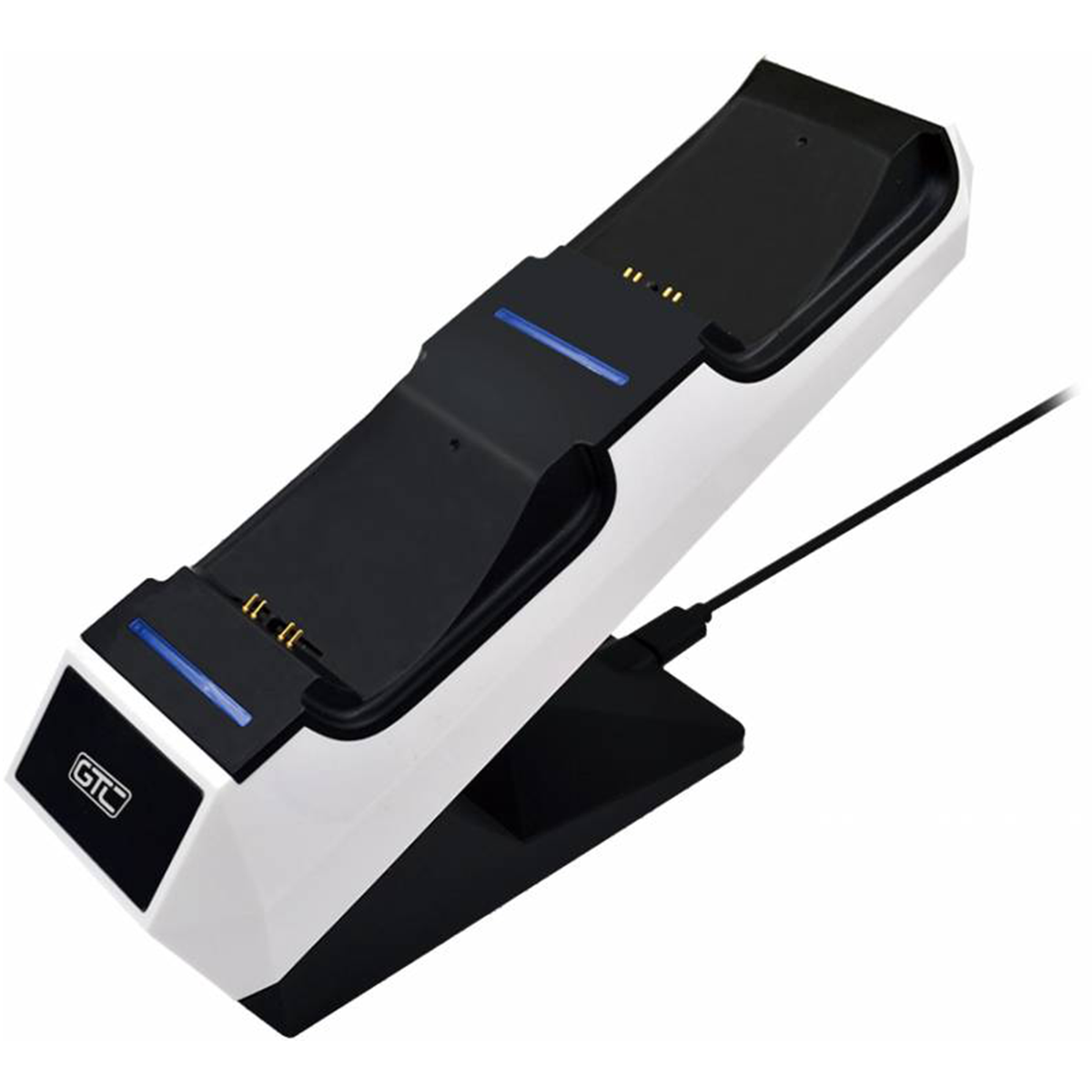 Cargador Dock Dual Ps5 Gtc JPG-027 Blanco