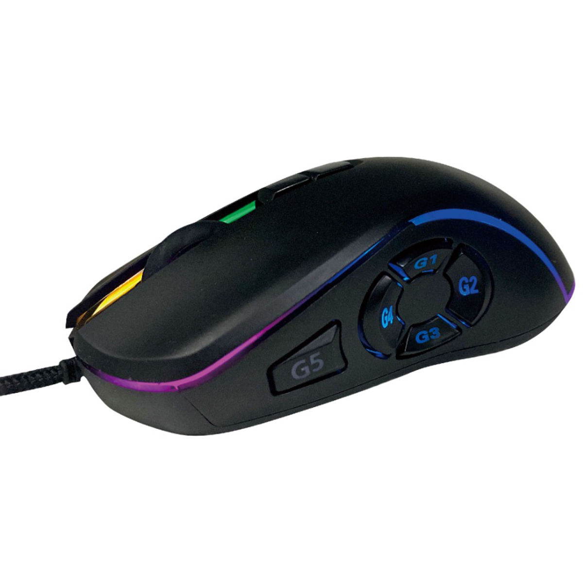 Mouse Gamer Gtc MGG-018 3200 Dpi Rgb Negro
