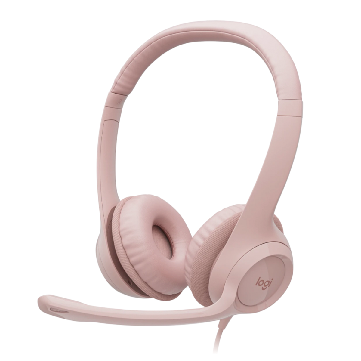 Audifono Con Microfono Logitech H390 Usb Rosado