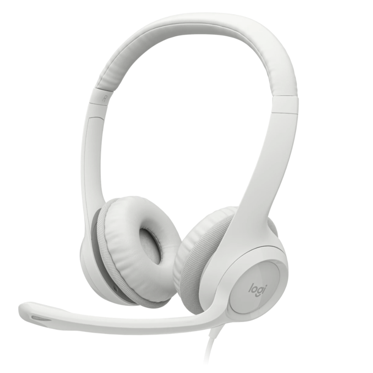 Audifono Con Microfono Logitech H390 Usb Blanco