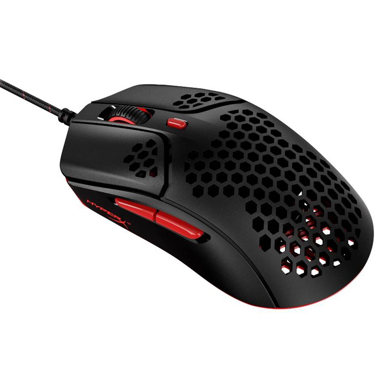 Mouse Gamer Hyperx Pulsefire Haste 16000 Dpi Negro Rojo