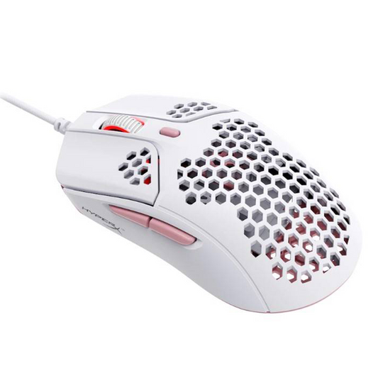 Mouse Gamer Hyperx Pulsefire Haste 16000 Dpi Blanco Rosado