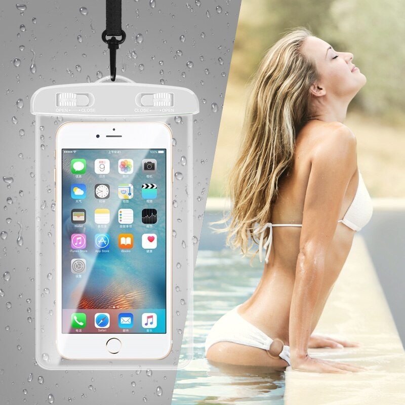 Bolsa Impermeable Funda Deslizante Para Telefonos Anti Agua Colores – imagen 5