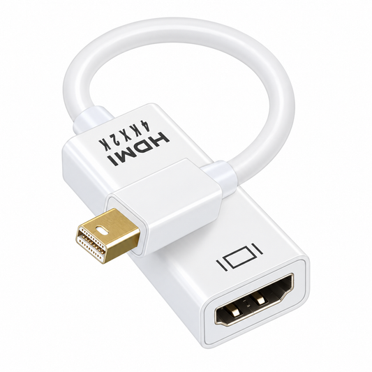 Adaptador Birlink Mini Displayport a HDMI 4K Blanco
