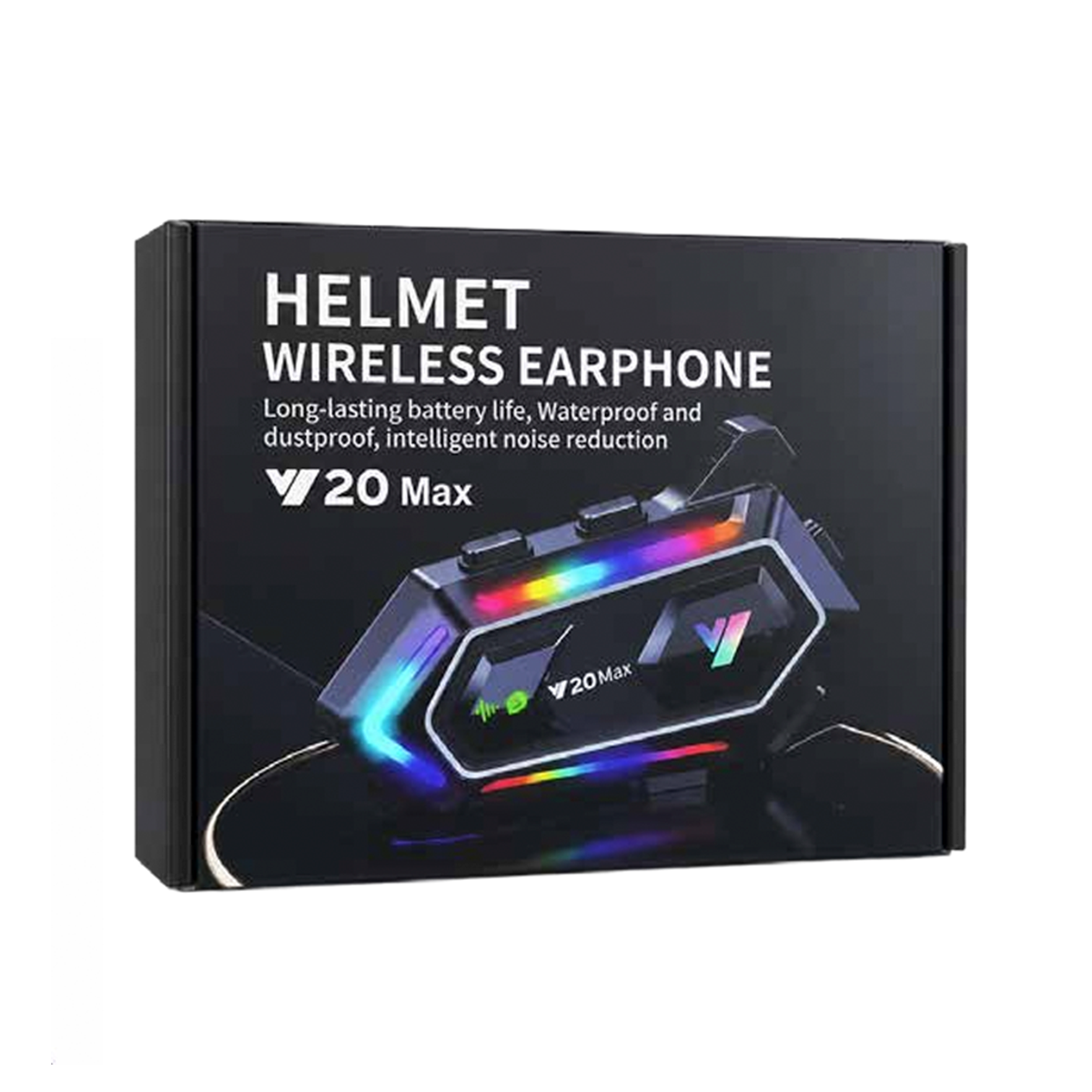 Intercomunicador Para Casco Moto Bluetooth Moto Y20 Max Negro