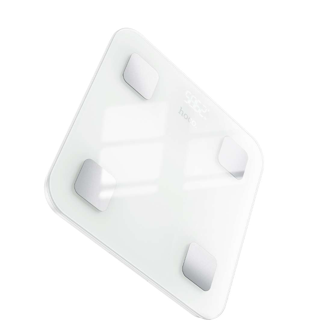 Pesa Balanza De Baño Digital Bluetooth Inteligente Hoco Hi21 Blanco – imagen 2