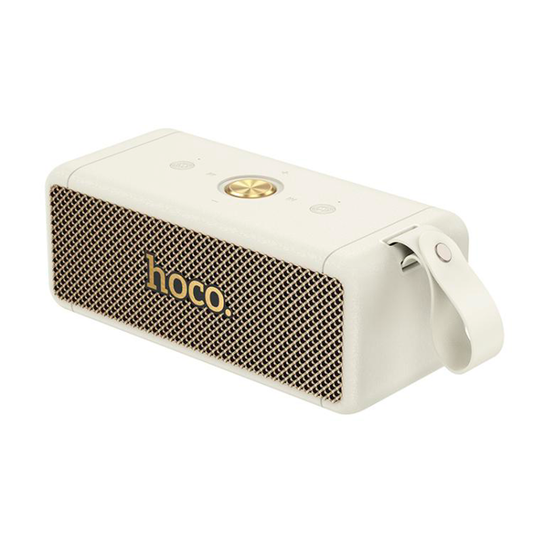 Parlante Bluetooth Hoco Ht1 Pro Marquis Fm Tf Tws Blanco