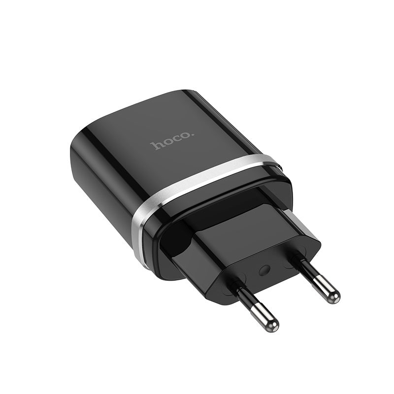 Cargador Carga Rapida Hoco C12Q 18w QC3.0 Negro – imagen 2