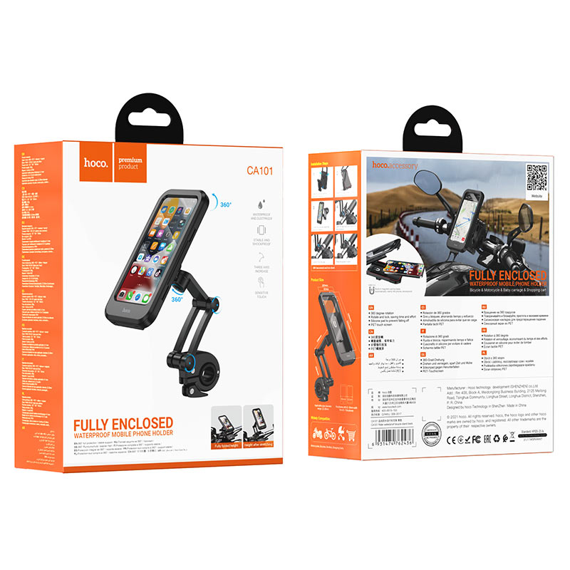 Soporte Para Moto Bicicleta Hoco CA101 Negro – imagen 3