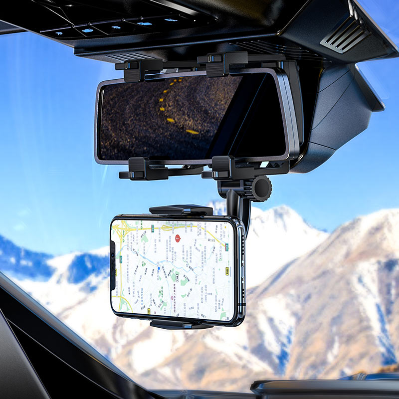 Soporte Para Celular De Auto Espejo Retrovisor Hoco Ca70 – imagen 2