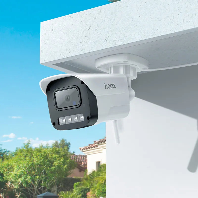 Cámara Seguridad Exterior Hoco D4 Full Hd Blanco – imagen 3