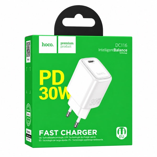 Cargador Carga Rapida Hoco Dc116 30w Tipo C