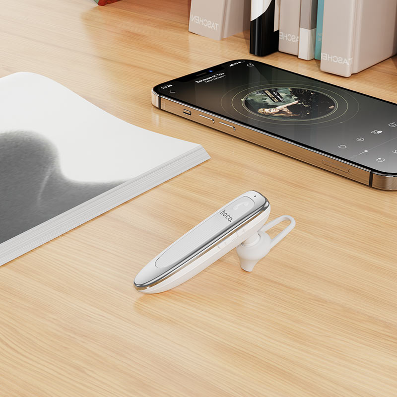 Audifono Manos Libres Bluetooth Hoco E60 Blanco – imagen 2