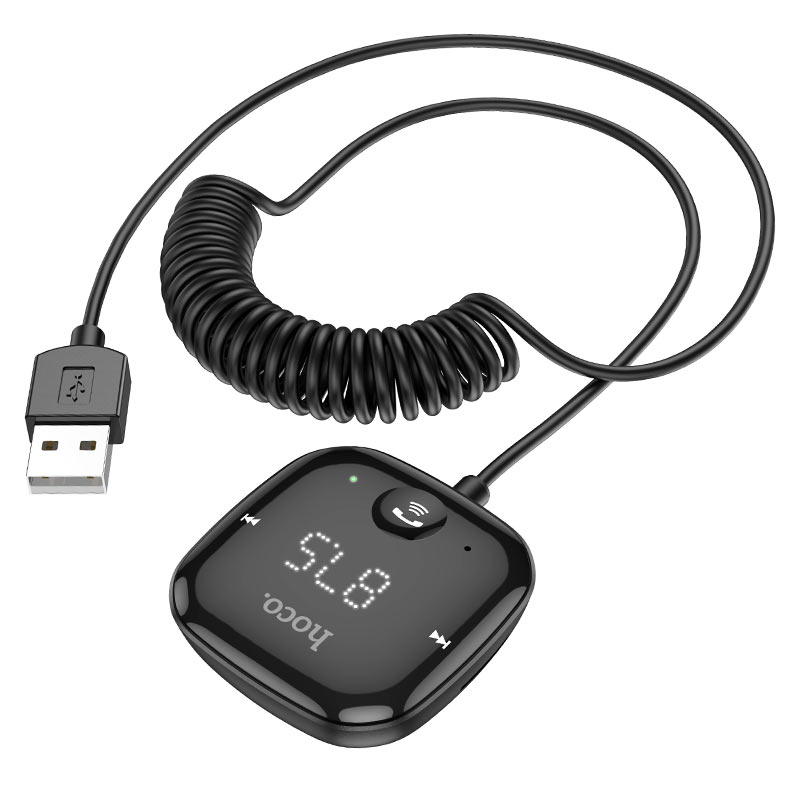 Transmisor Fm Bluetooth 3.5mm Micro Sd Hoco Negro – imagen 4