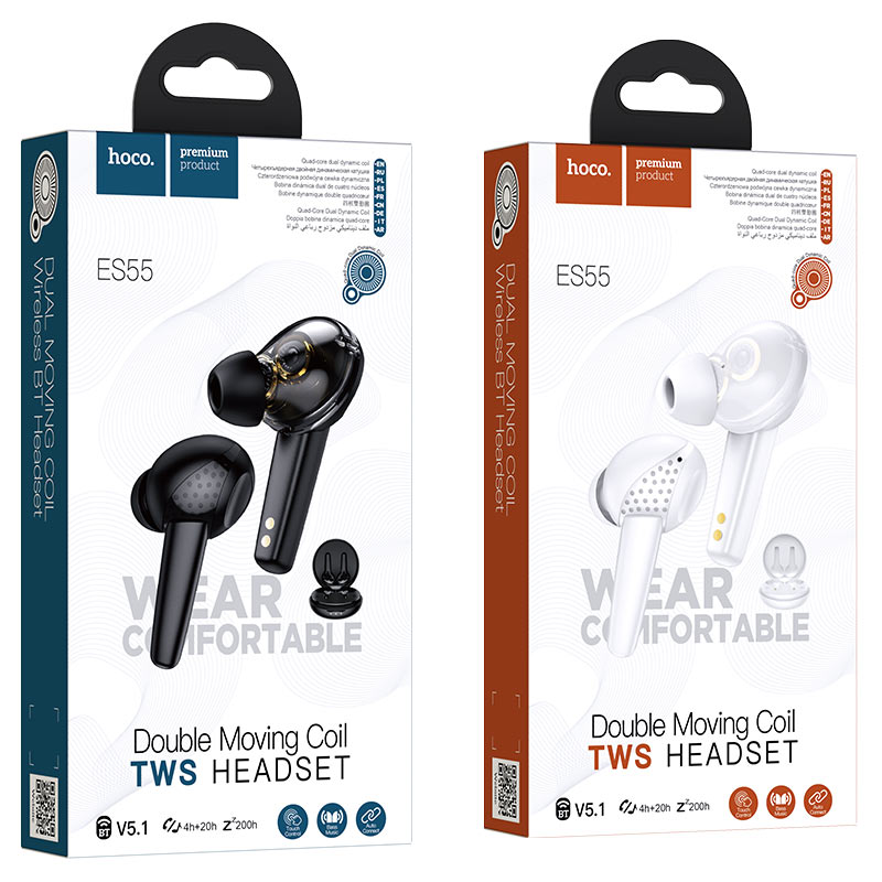 Audífonos Bluetooth In Ear Tws Hoco Es55 Negro – imagen 5