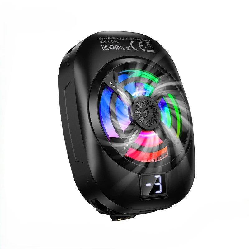 Soporte Enfriador Para Smartphone Rgb Hoco Gm76 Negro – imagen 3