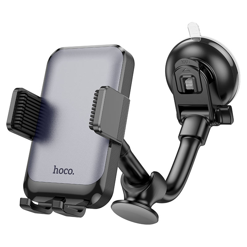 Soporte De Auto Tablero Parabrisas Hoco H27 Negro – imagen 4