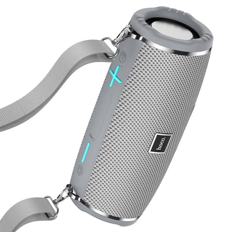 Parlante Bluetooth Hoco Hc12 Fm Usb Aux Gris – imagen 2