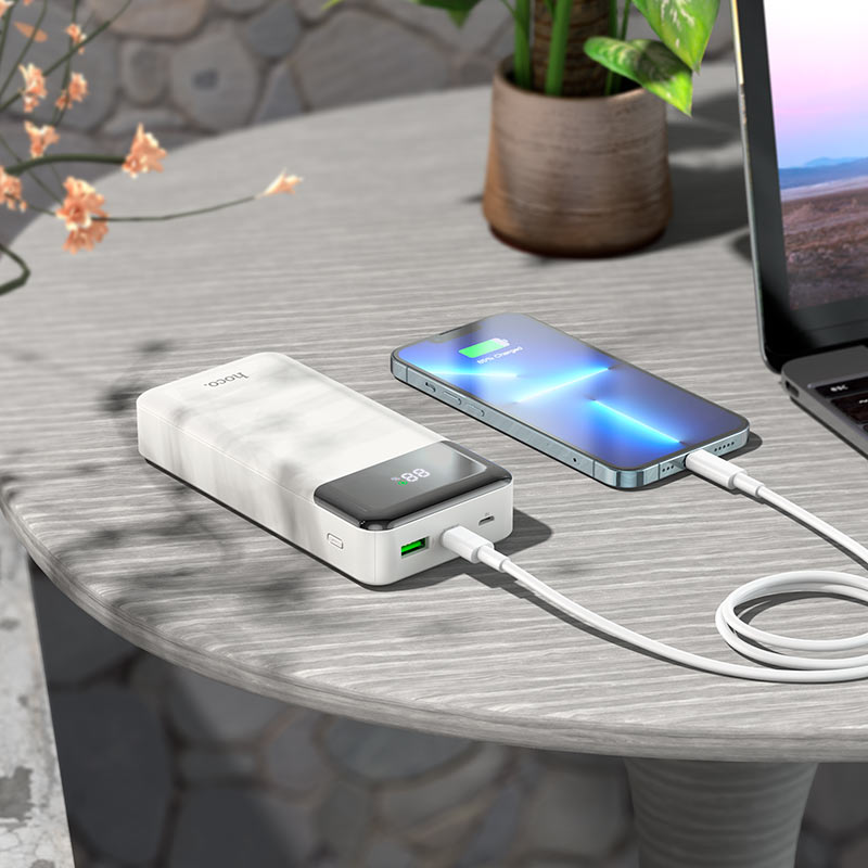 Powerbank Carga Rapida Hoco J102 20000 Mah Blanco – imagen 3