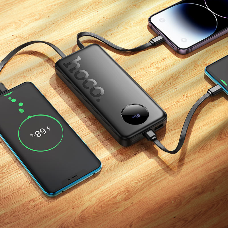 Powerbank Carga Rapida Hoco J132 10000 Mah Negro – imagen 2