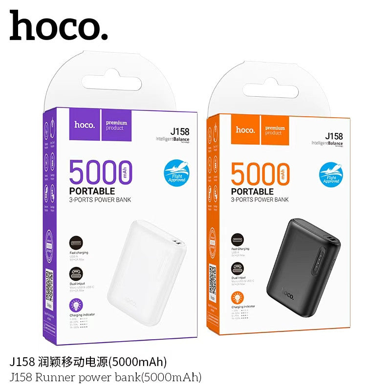Powerbank Hoco J158 Compacto 5000 Mah Negro – imagen 4