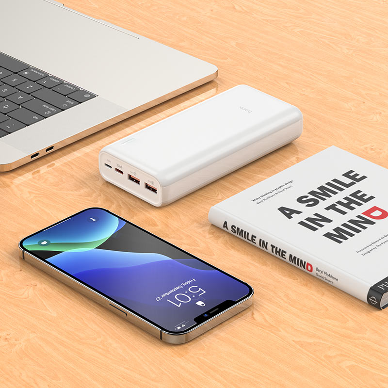 Batería Portátil Hoco Powerbank 20000 Mah J80a Blanco – imagen 3