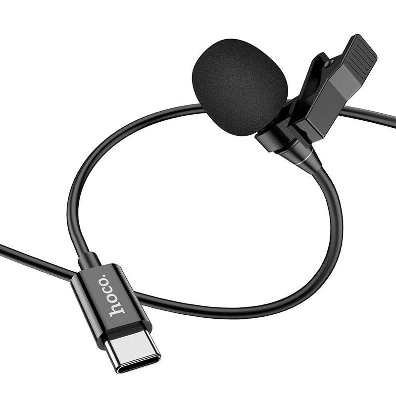 Microfono Externo Hoco L14 Tipo C Negro – imagen 2