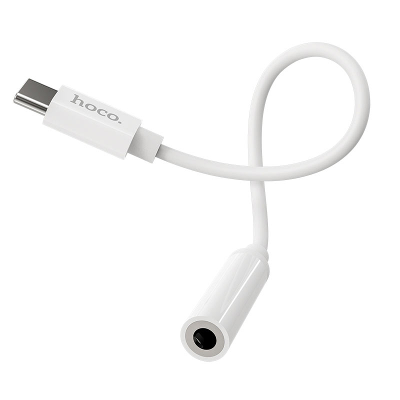Adaptador Tipo C a 3.5mm Hoco Ls30 Blanco – imagen 4