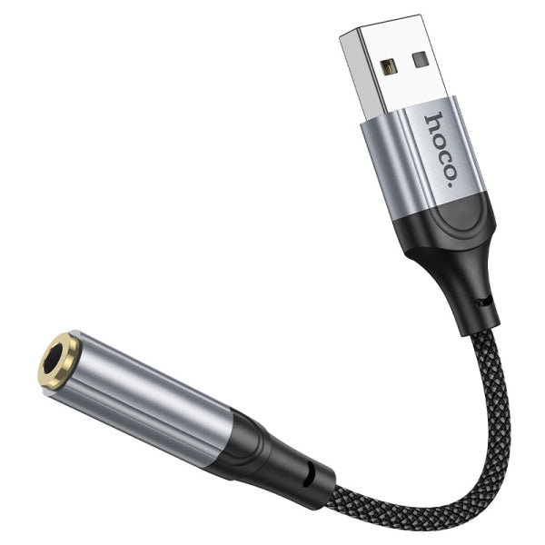 Tarjeta Sonido Usb a Jack 3.5mm Hoco Ls36 Negro – imagen 2
