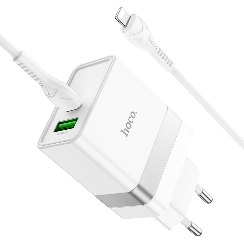 Cargador Hoco N21 30w Carga Rapida Dual + Cable Tipo C – imagen 4
