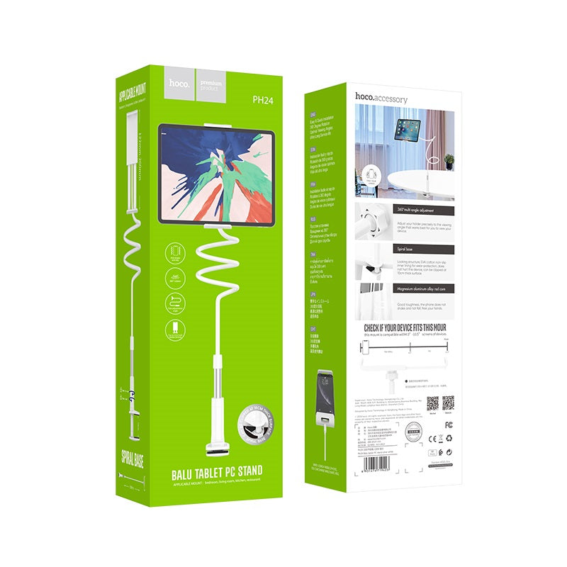 Soporte De Escritorio Para Smartphone Tablet Hoco Ph24 Blanco – imagen 2