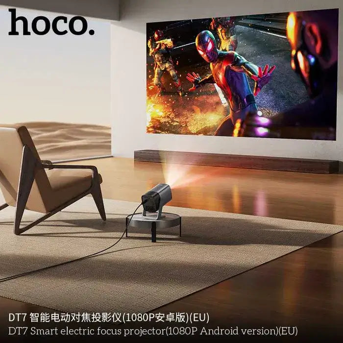 Proyector Inteligente Hoco Dt7 Full Hd 1080p Wifi Negro – imagen 3