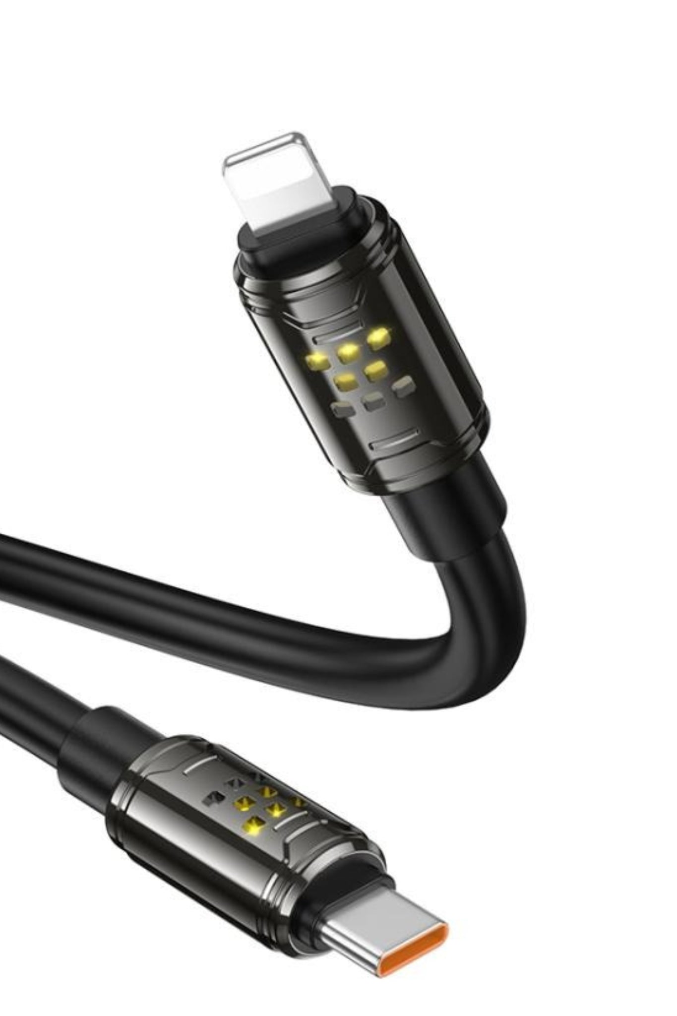 Cable Tipo C Para Lightning Hoco U143 1,2 Metro Negro – imagen 3