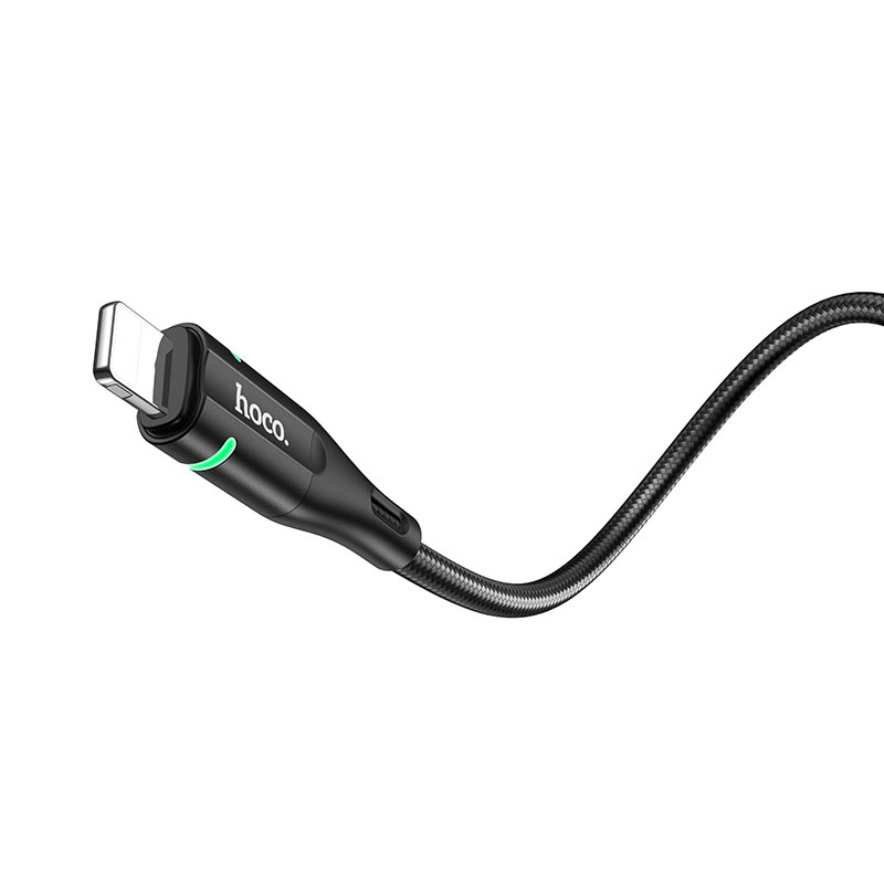 Cable Usb Para Lightning 2.4a Hoco U93 Negro – imagen 4