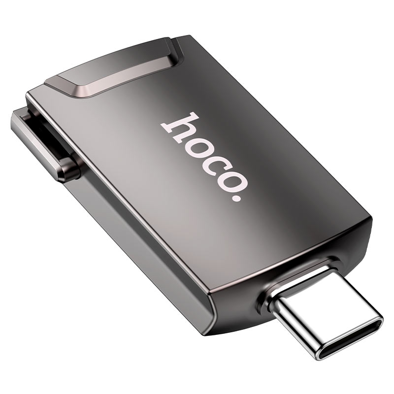 Adaptador Tipo C a HDMI Hoco Ua19 Gris – imagen 2