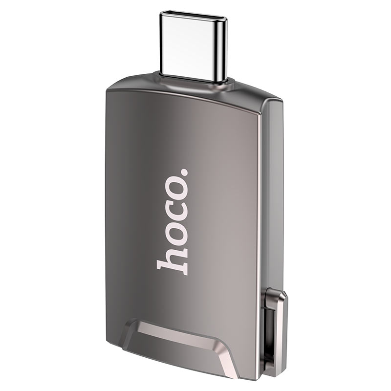 Adaptador Tipo C a HDMI Hoco Ua19 Gris – imagen 3