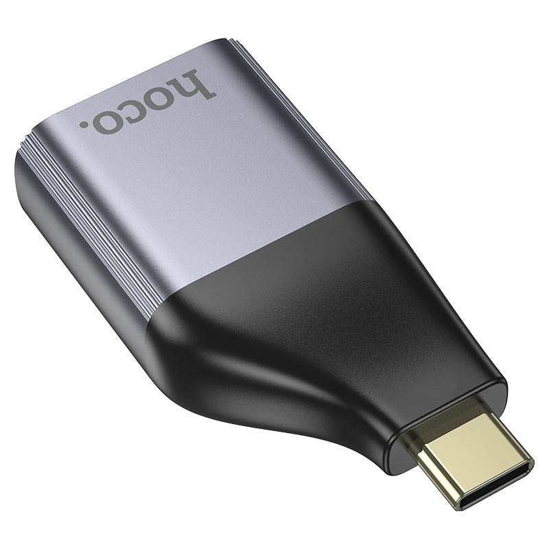 Adaptador Otg Tipo C a Vga Hoco Ua34 Gris – imagen 4