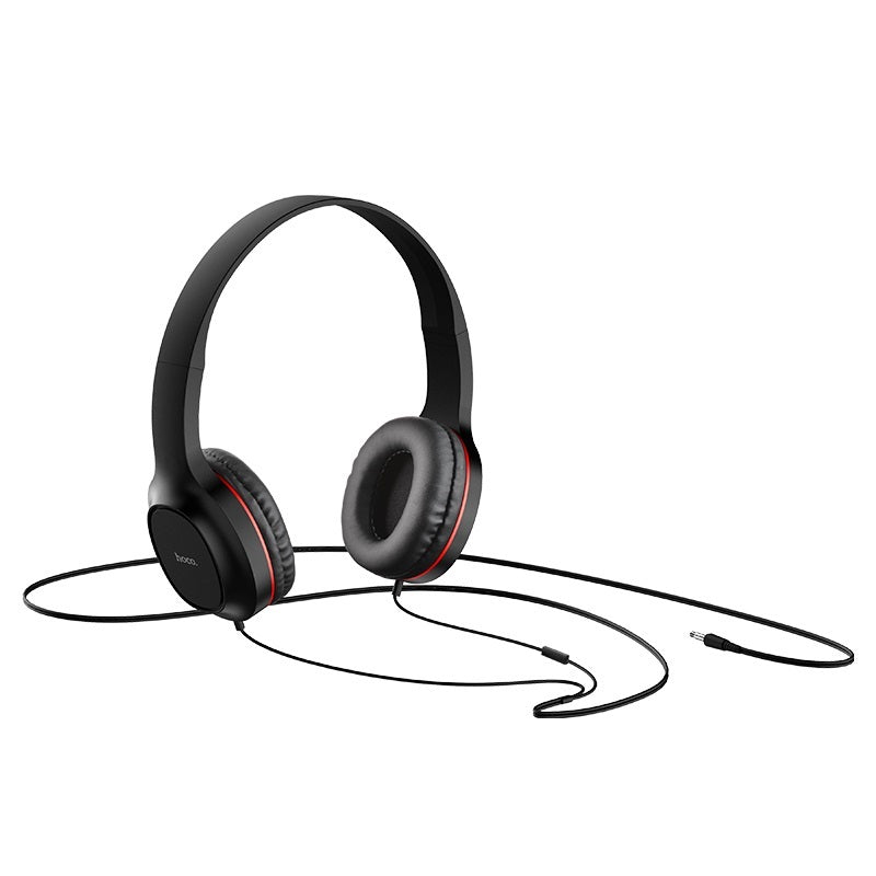 Audifonos Kit 2 en 1 Con Microfono W24 Negro Rojo – imagen 2