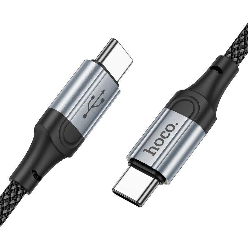 Cable Tipo C a Tipo C Hoco X102 Negro