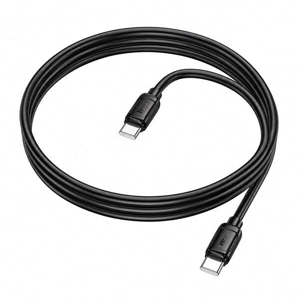 Cable Tipo C a Tipo C Hoco X115 1 Metro 60w Negro