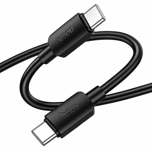 Cable Tipo C a Tipo C Hoco X115 1 Metro 60w Negro