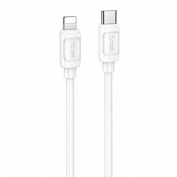 Cable Tipo C Para Lightning Hoco X115 1 Metro 27w Blanco