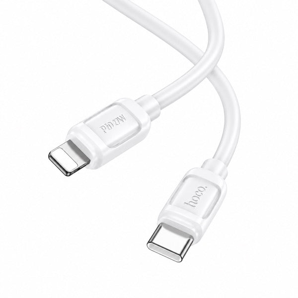 Cable Tipo C Para Lightning Hoco X115 1 Metro 27w Blanco