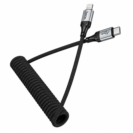 Cable Tipo C Para Lightning Hoco X121 1.5m 27w Negro