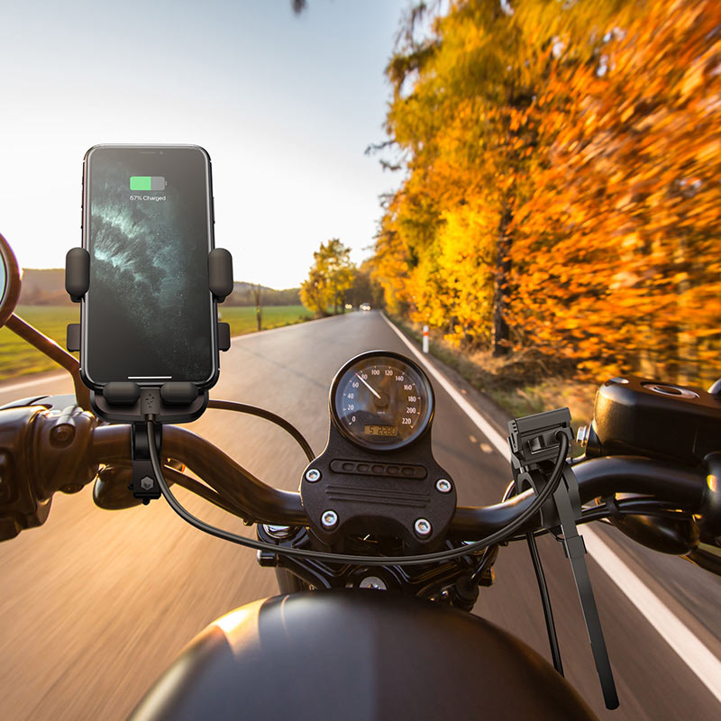 Cargador Moto Hoco Z45 Puerto Usb Negro – imagen 2
