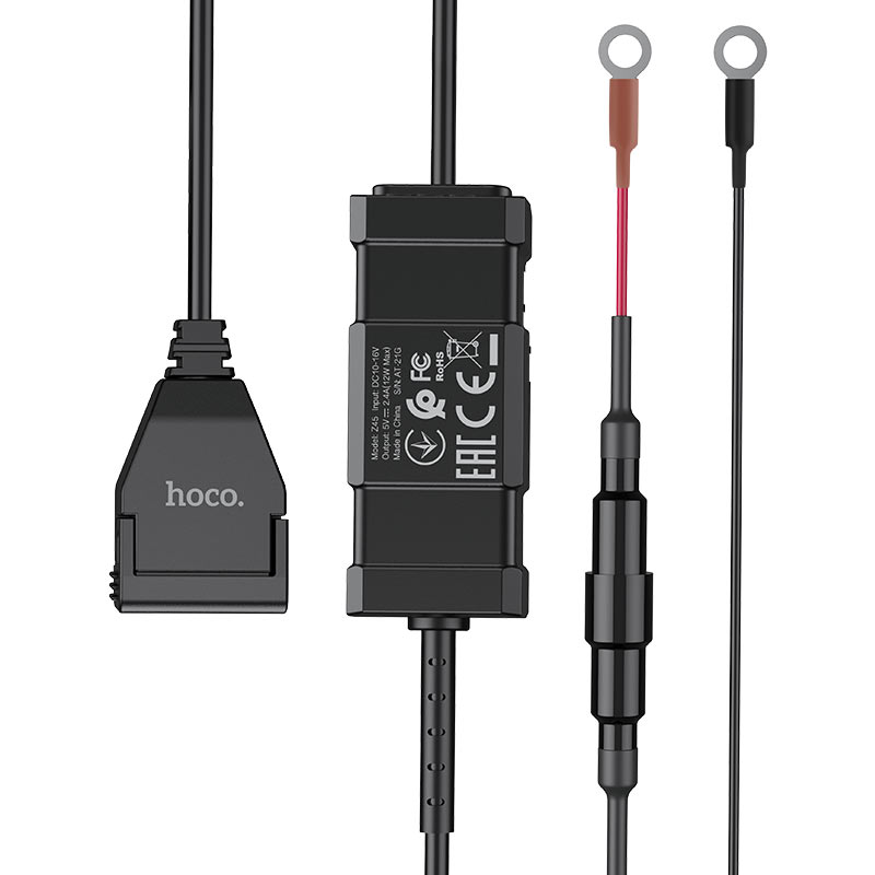 Cargador Moto Hoco Z45 Puerto Usb Negro – imagen 4