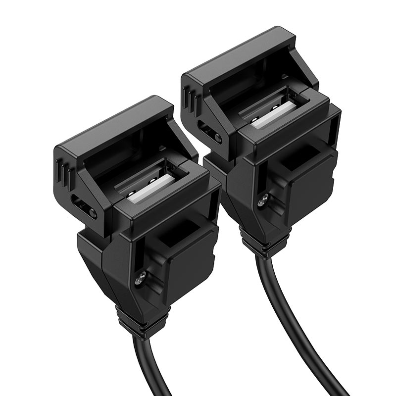 Cargador Moto Hoco Z45A Doble Puerto Usb Negro – imagen 5