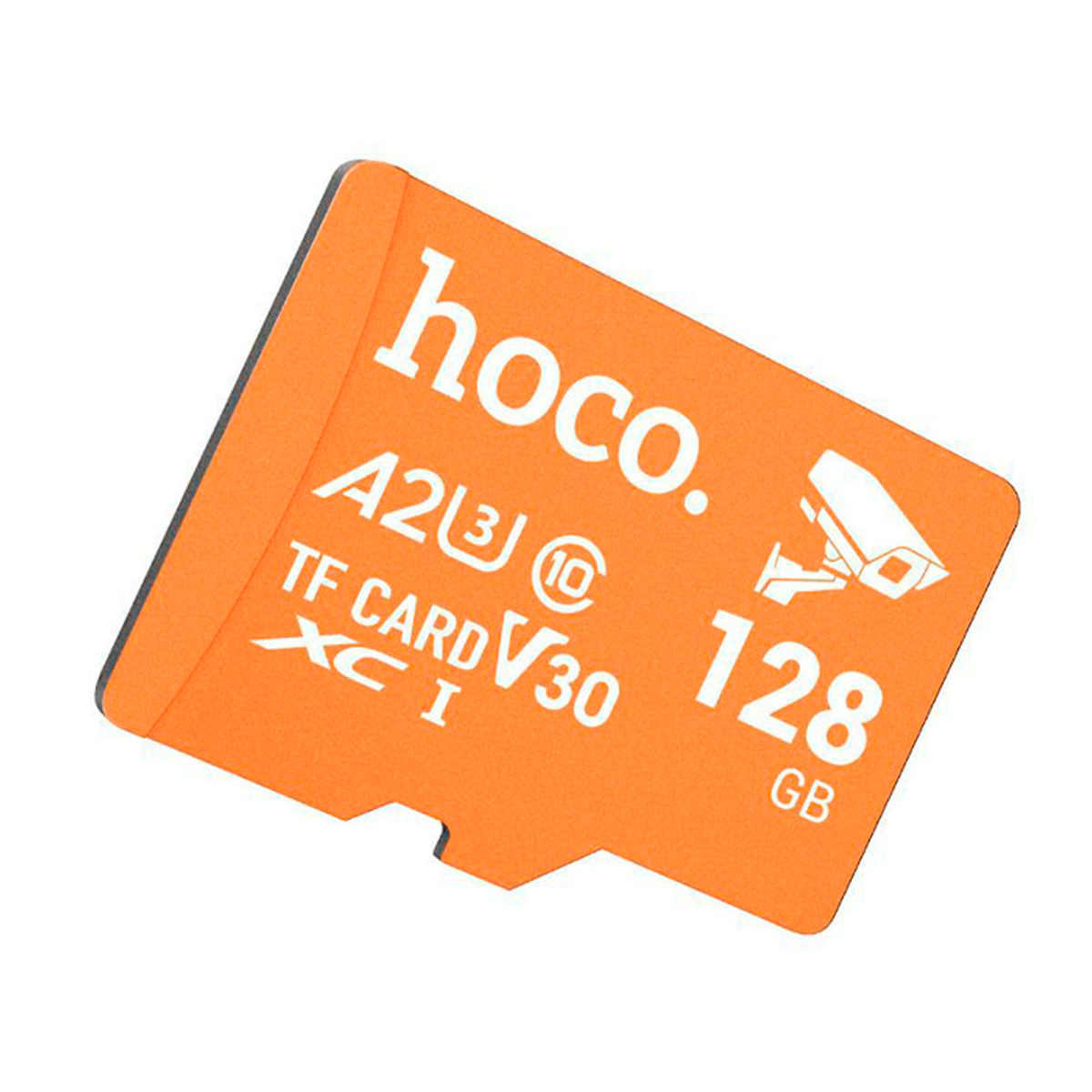 Micro SD Tf Flash Alto Rendimiento Hoco 128 Gb Naranjo